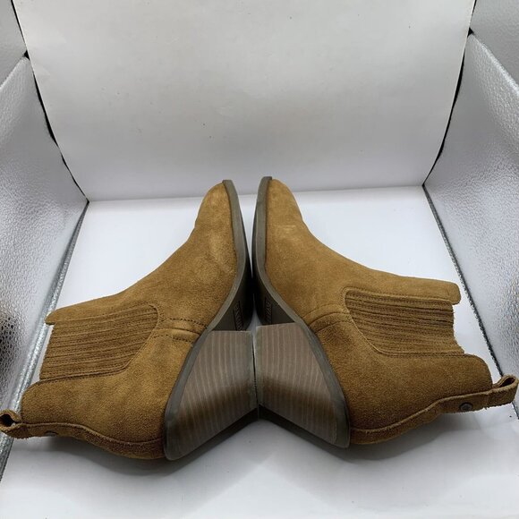 Patina Handmade Ankle Boot Womens Size 7 suede leather western cowgirl - Picture 7 of 12